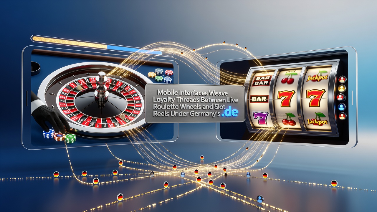 Detailansicht einer mobilen App mit verbundenen Roulette- und Slot-Treuefortschritten unter deutschen Zahlungsregeln
